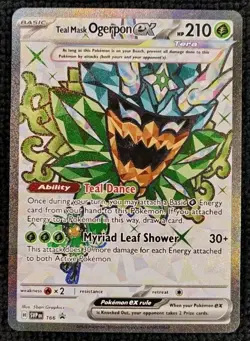 Teal Mask Ogerpon ex 166 Sv: Scarlet & Violet Promo Cards Holo - Image 1