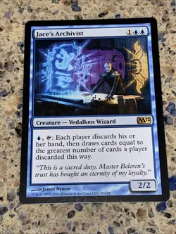 Jace's Archivist 59 M12 REGULAR MTG TCG CARD NM - Image 1