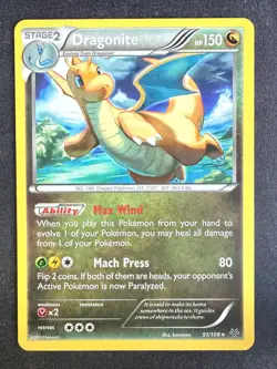 DRAGONITE 51/108 ROS ROARING SKIES POKEMON CARD TCG LP 2015 - Image 2