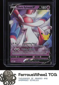 Dark Sylveon V SWSH134 - SWSH: Sword & Shield Promo Cards - (NM) - Image 1