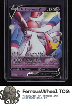 Dark Sylveon V SWSH134 - SWSH: Sword & Shield Promo Cards - (NM) - Image 1