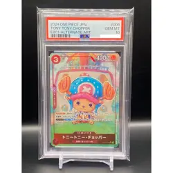 PSA 10 Chopper EB01-006 SR Parallel Memorial Collection Japanese ONE PIECE Card - Image 1