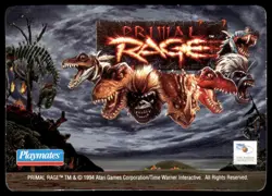 Playmates Primal Rage Trading Card File Blizzard 1994 LP - Image 1