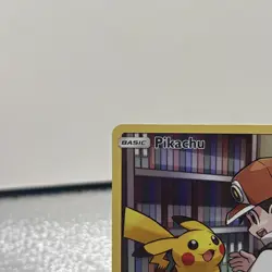 Pikachu Secret Rare Full Art Holo Card- 2019 Cosmic Eclipse 241/236 - Read - Image 2