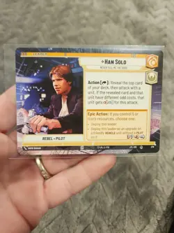 Star Wars Unlimited - Han Solo 279 Trading Card - Image 1