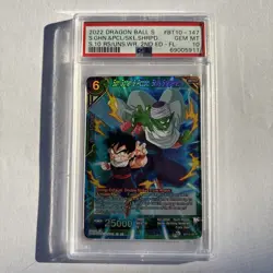 Son Gohan & Piccolo Skills Sharpened Dragon Ball Super Card PSA 10 - Image 1