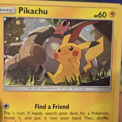 Pikachu SM234 Sun & Moon Holo Black Star Promo Pokemon - Image 2