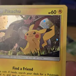 Pikachu SM234 Sun & Moon Holo Black Star Promo Pokemon - Image 3