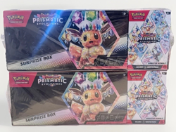Pokemon Prismatic Evolutions Surprise Box 2-Pack Booster Bundle | *NEW & SEALED* - Image 1