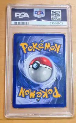 PSA 7 NEAR MINT ALAKAZAM 1/102 HOLO EDITION 1 FRANCAIS SET DE BASE POKEMON - Image 2
