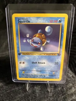 Pokemon TCG Squirtle Team Rocket 1st Edition 68/82 Lightly Played (LP) - Image 1