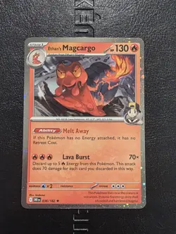 Pokemon TCG Destined Rivals - Ethan's Magcargo 036/182 Cosmos Holo NM - Image 1
