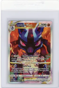 Pokemon Lucario Vstar SWSH291 Scarlet & Violet Black Star Promo - Image 1