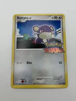 Rattata - 15/16 - Pokemon Rumble Holo LP-NM VERY RARE FAST SHIPPING - Image 1