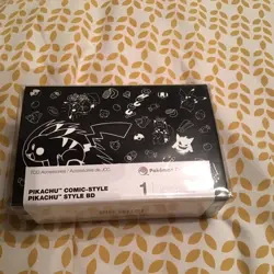 Pokemon TCG: Center Double Deck Box – Pikachu Comic Style Black new sealed - Image 1