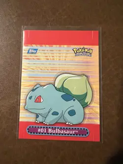#01 Bulbasaur - Pop-Up 8/10 - TV Animation Series 3 Topps Pokemon - Image 1