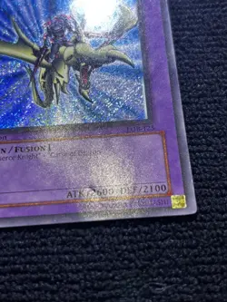 Gaia the Dragon Champion LOB-125 1st Edition Secret Rare Yu-gi-Oh - Image 4