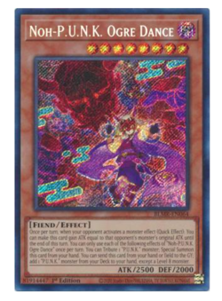 Noh-P.U.N.K. Ogre Dance BLMR-EN064 Secret Rare YuGiOh - Image 1