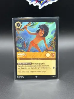Lorcana - Mowgli Man Cub 19/204 Whispers In The Well non-holo - Image 1