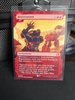 Repercussion 0048 Mythic Rare Card Mtg WoE MINT/ - ENG - Image 1
