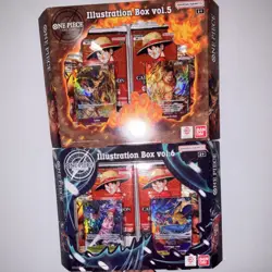 Bandai Namco One Piece Card Game Illustration Box vol.5 & vol.6 Promo English - Image 1