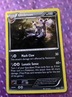 Pokemon TCG Umbreon Black Star Promos Holo Card XY96 - Image 1