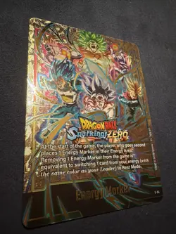 Dragon Ball Sparking! Zero Energy Marker Card E-04 Fusion World Goku Broly Jiren - Image 2