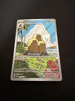 Alolan Dugtrio 208/162 SIR – Surging Sparks – English Pokemon Card NM/Mint - Image 1