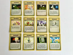 Vintage Pokemon Cards Lot of 12 Trainer WOTC 1995, 96, 98 ungraded Good Cond. - Image 1