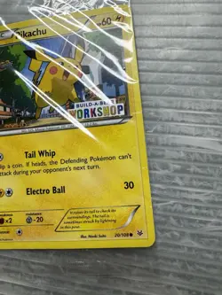 POKEMON Build-a-Bear Pikachu Promo Trading Card TCG SEALED NEW - Image 3