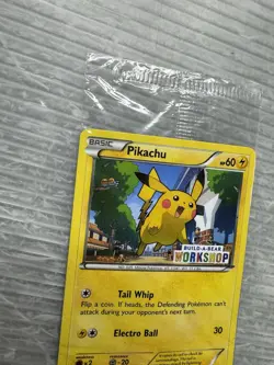 POKEMON Build-a-Bear Pikachu Promo Trading Card TCG SEALED NEW - Image 5
