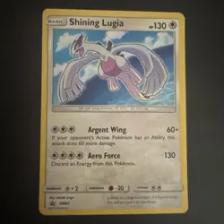 Pokemon Card TCG Shining Lugia Sun & Moon SM82 Black Star Promo - Image 1