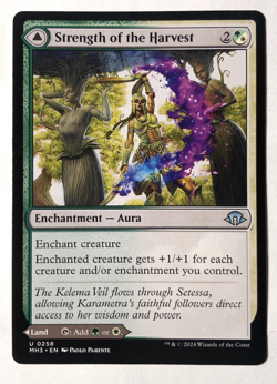 Strength of the Harvest 258 Modern Horizons 3 MTG Magic the Gathering NM - Image 1