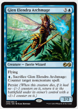 Magic The Gathering: GLEN ELENDRA ARCHMAGE , Ultimate Masters Rare-NM - Image 1