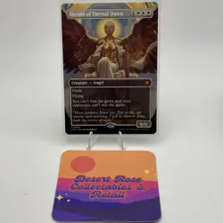 MTG Herald of Eternal Dawn 299 Borderless Regular Mythic Foundations FDN NM - Image 1