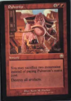 Pulverize - Mercadian Masques: #207, Magic: The Gathering Nm R131 - Image 1