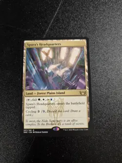 Wizards of the Coast Spara's Headquarters New Capenna Rare Land #257 - Image 1