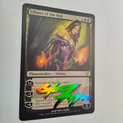 MTG Liliana of the Veil Innistrad - Signed by Artist Steve Argyle: Unicorn Blood - Image 1