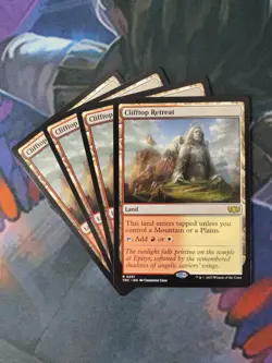 Clifftop Retreat x 4 | 7% Off 2+ | Tarkir: Dragonstorm | NM | MTG - Image 1