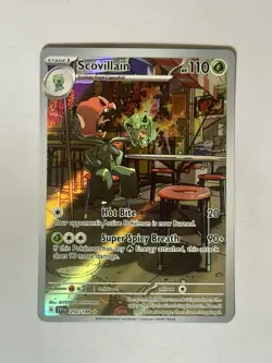 Scovillain Illustration Rare 202/198 Scarlet & Violet Base Set Pokemon TCG - Image 1