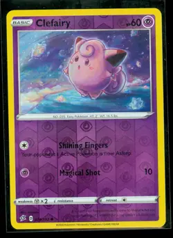 Pokemon CLEFAIRY 074/192 Rebel Clash - Rev Holo - - MINT - Image 1