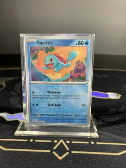 Pokemon Squirtle Center Exclusive Reverse Holo Stamped NM - 151 UPC Bonus - Image 1