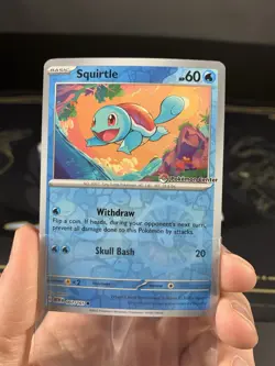 Pokemon Squirtle Center Exclusive Reverse Holo Stamped NM - 151 UPC Bonus - Image 3