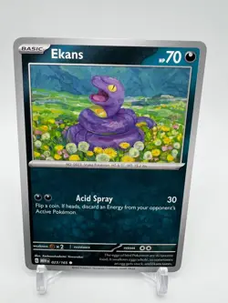 Pokemon TCG Scarlet & Violet 151 Ekans #23/165 Regular Common - Image 1