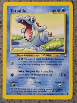 Pokemon - Totodile - 81/111 - Neo Genesis - Common - LP - Image 1
