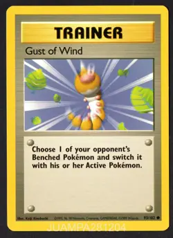 GUST OF WIND 93/102 BASE SET CROMO POKEMON EDICION 1999 TCG INGLES - Image 1