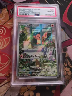 2023 Charmander 44 Black Star Promo Pokemon SV: Obsidian Flames PSA 10 GEM MINT - Image 1