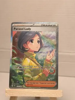 Pokemon Parasol Lady HOLO Full Art 255/182 - SV04 Paradox Rift - Image 1
