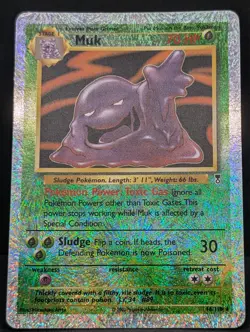 Muk 16/110 Legendary Collection Reverse Holo Rare Pokemon TCG Nintendo LP - Image 3