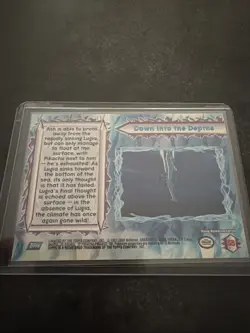 Topps Pokemon The Movie 2000 Down Into The Depths Blue Label - Image 2